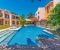 Shared Pool with wide steps inside the water