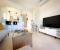 Living area with bar counter
