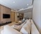 Living room with dining area and kitchen 