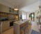 Open large kitchen with living room to the terrace