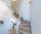 Staircase leading to the first floor and rooftop