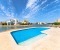 View from the pool over the lagoon