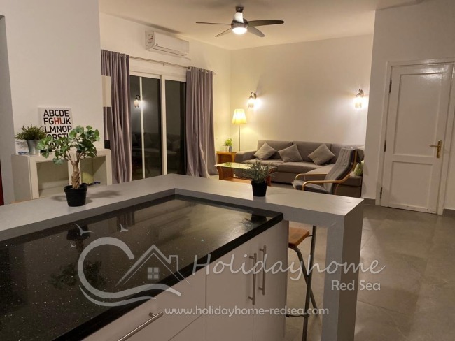 Open Kitchen to living room