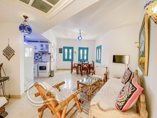 Living room - dining area - kitchen