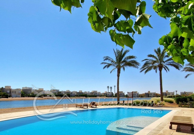 Shared pool with lagoon view