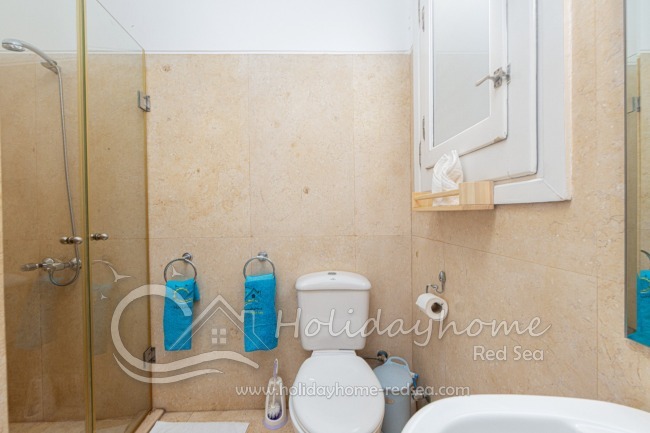 Second bathroom with shower