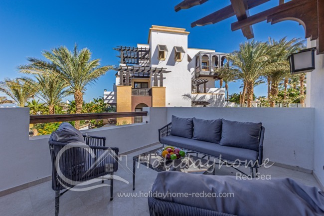 Large terrace with comfortable sitting and wonderful view