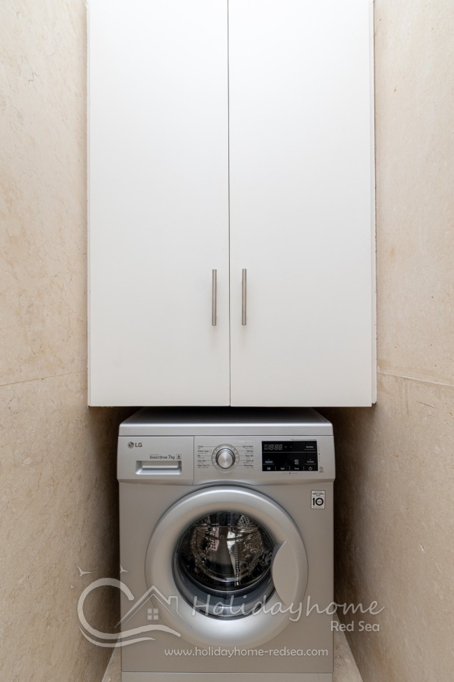 Washing machine in bathroom 2