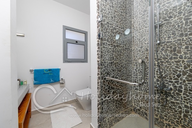 Second bathroom with spaceful shower